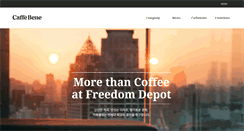 Desktop Screenshot of caffebene.com