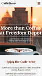 Mobile Screenshot of caffebene.com